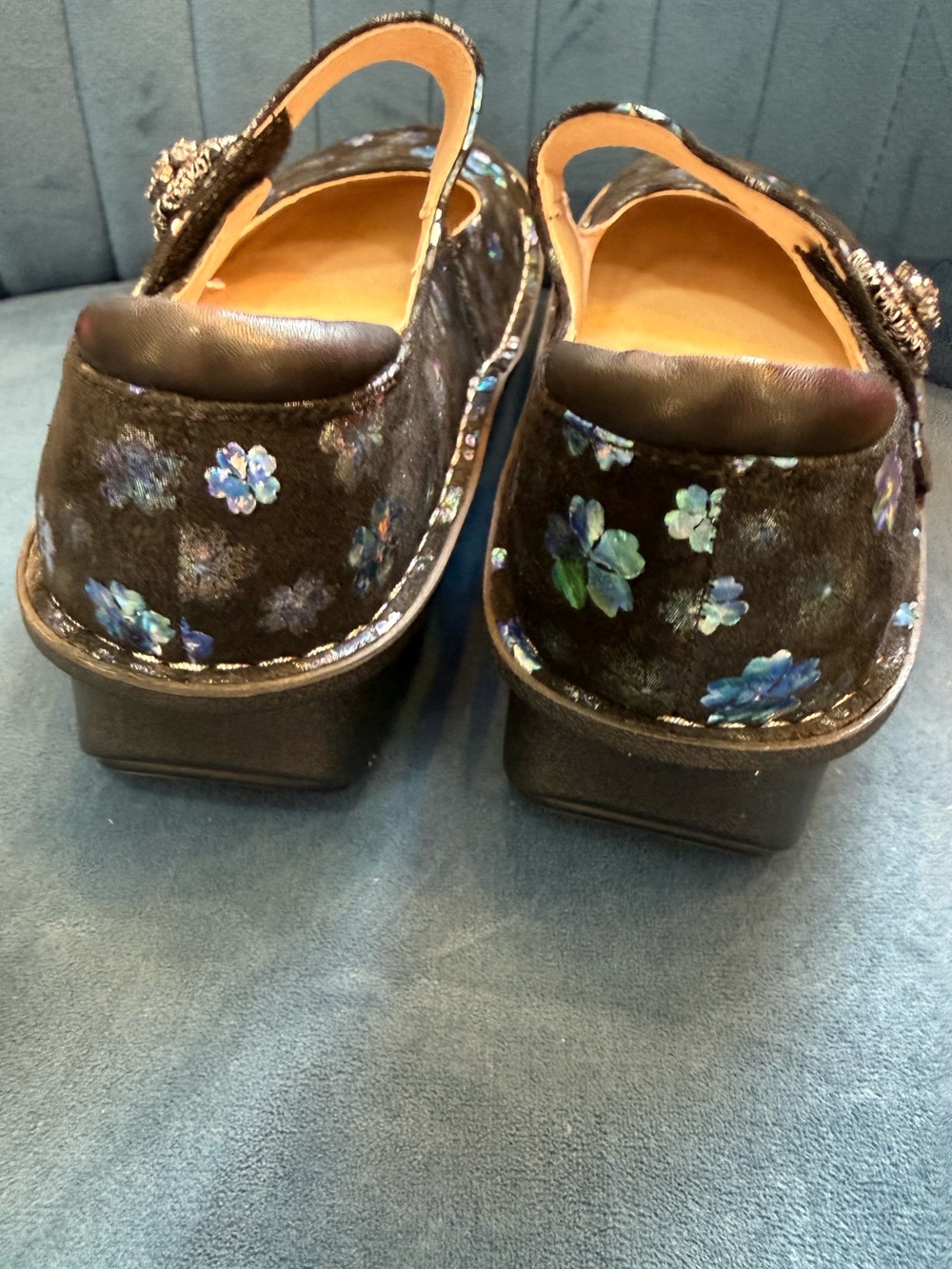 Alegria Paloma Hibiscus Floral Mary Jane Comfort Shoes EU 39 NWOT - Picture 3 of 6